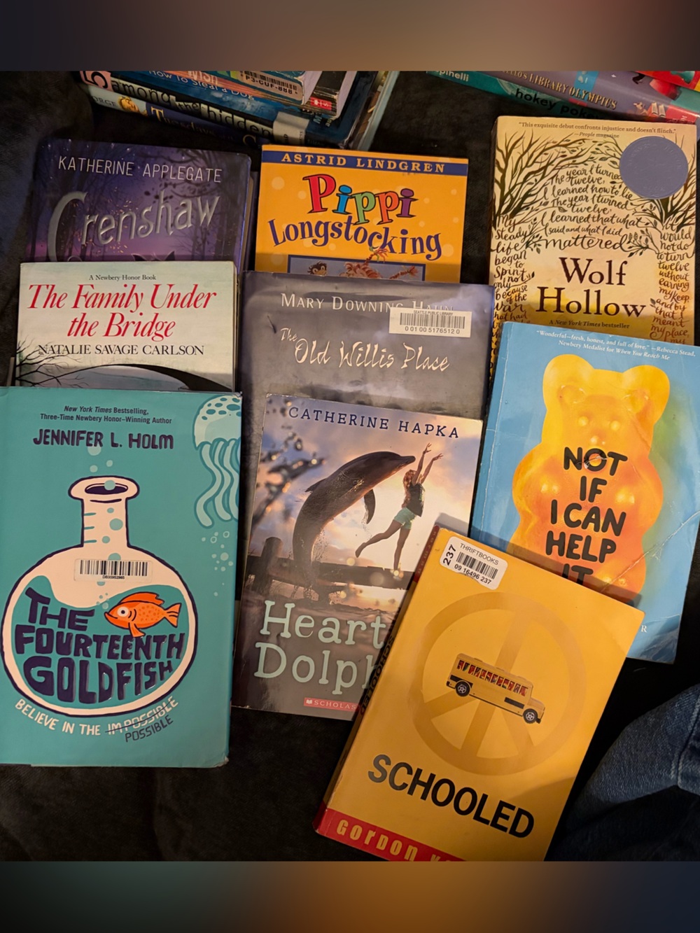 Set of 9 books